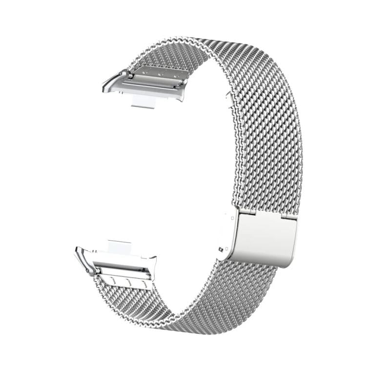 For Xiaomi Band 10 Pro / Redmi Watch 6 / 5 Fine Mesh Buckle Metal Stainless Steel Watch Band