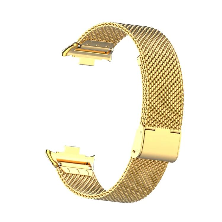 For Xiaomi Band 10 Pro / Redmi Watch 6 / 5 Fine Mesh Buckle Metal Stainless Steel Watch Band