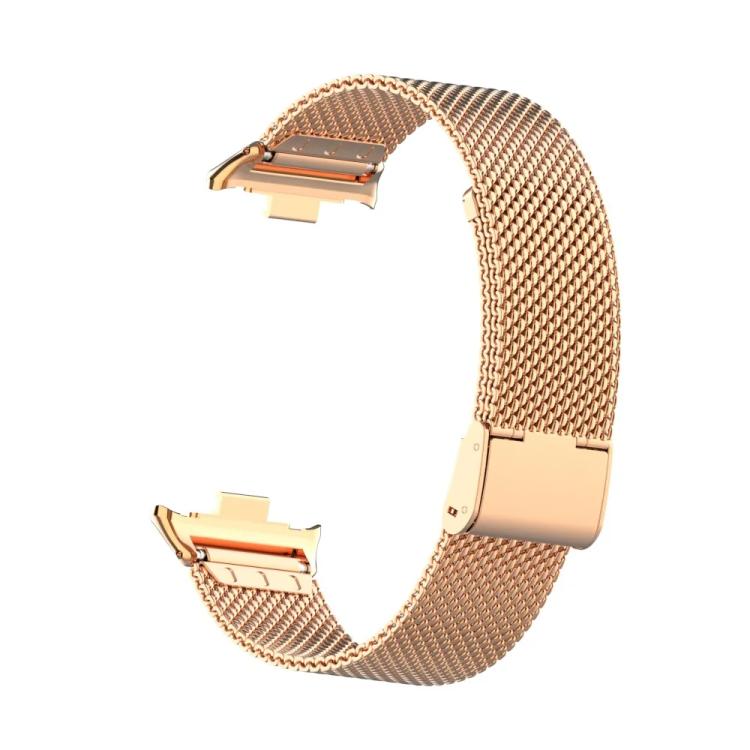 For Xiaomi Band 10 Pro / Redmi Watch 6 / 5 Fine Mesh Buckle Metal Stainless Steel Watch Band