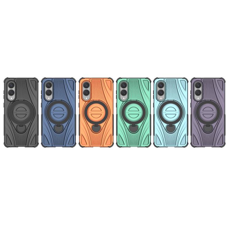 For Samsung Galaxy S25 Edge 5G Star Ring Metallic Pivot Bracket Magnetic Phone Case