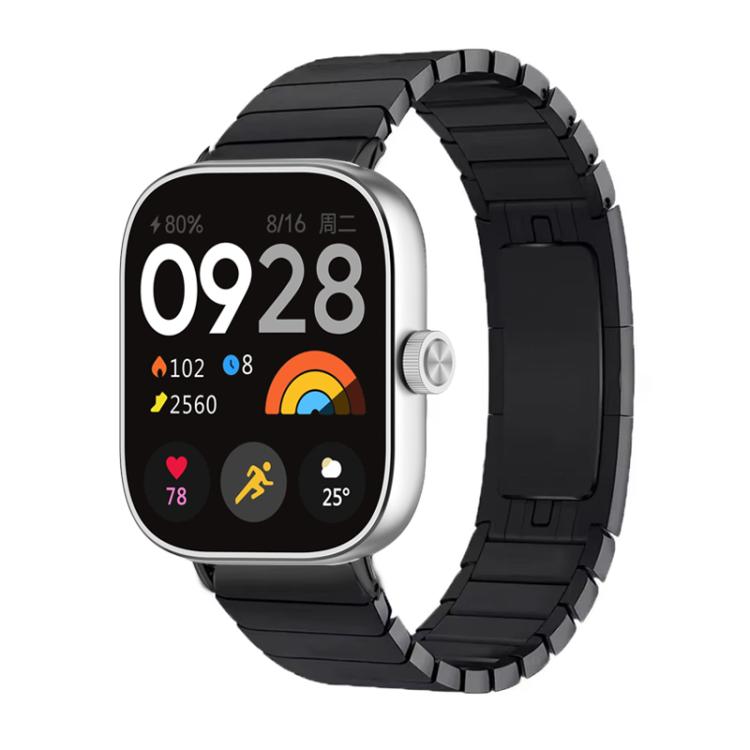 For Xiaomi Band 10 Pro / Redmi Watch 6 / 5 One Beads Dual-Press Butterfly Buckle Titanium Alloy Watch Band