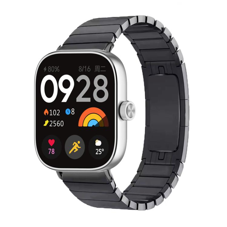 For Xiaomi Band 10 Pro / Redmi Watch 6 / 5 One Beads Dual-Press Butterfly Buckle Titanium Alloy Watch Band
