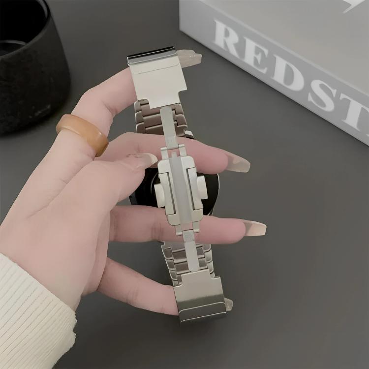 For Xiaomi Band 10 Pro / Redmi Watch 6 / 5 One Beads Dual-Press Butterfly Buckle Titanium Alloy Watch Band
