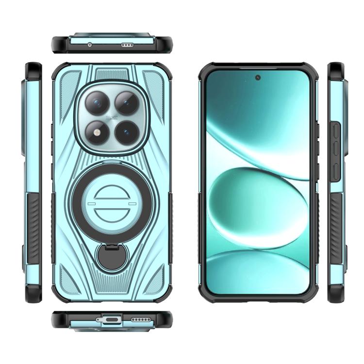 For Redmi Note 15 Pro+ 5G Global 163.3mm Star Ring Metallic Pivot Bracket Magnetic Phone Case