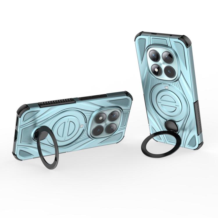 For Redmi Note 15 Pro+ 5G Global 163.3mm Star Ring Metallic Pivot Bracket Magnetic Phone Case