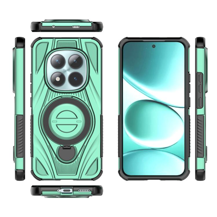 For Redmi Note 15 Pro+ 5G Global 163.3mm Star Ring Metallic Pivot Bracket Magnetic Phone Case
