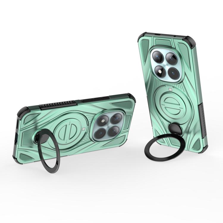 For Redmi Note 15 Pro+ 5G Global 163.3mm Star Ring Metallic Pivot Bracket Magnetic Phone Case