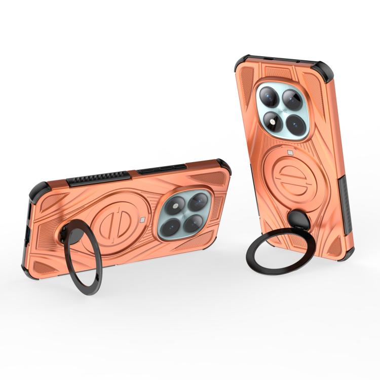 For Redmi Note 15 Pro+ 5G Global 163.3mm Star Ring Metallic Pivot Bracket Magnetic Phone Case
