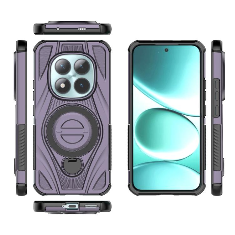 For Redmi Note 15 Pro+ 5G Global 163.3mm Star Ring Metallic Pivot Bracket Magnetic Phone Case