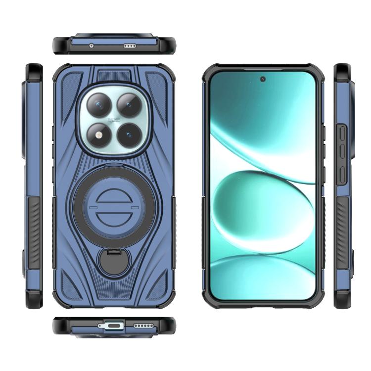 For Redmi Note 15 Pro+ 5G Global 163.3mm Star Ring Metallic Pivot Bracket Magnetic Phone Case