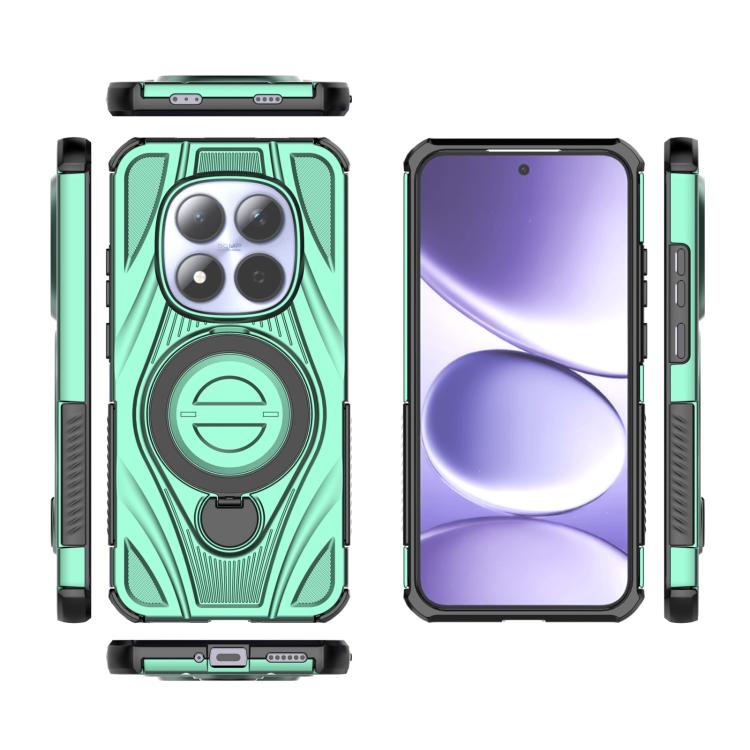 For Redmi Note 15 Pro 5G Global 163.6mm Star Ring Metallic Pivot Bracket Magnetic Phone Case