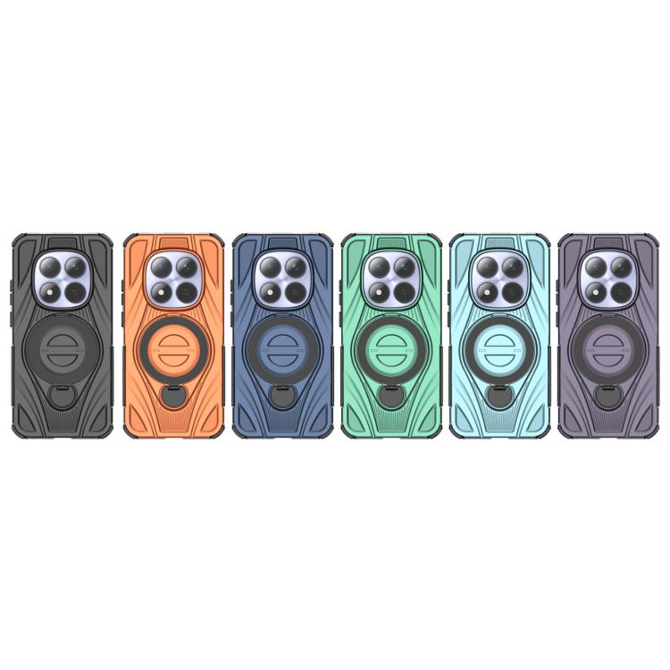 For Redmi Note 15 Pro 5G Global 163.6mm Star Ring Metallic Pivot Bracket Magnetic Phone Case