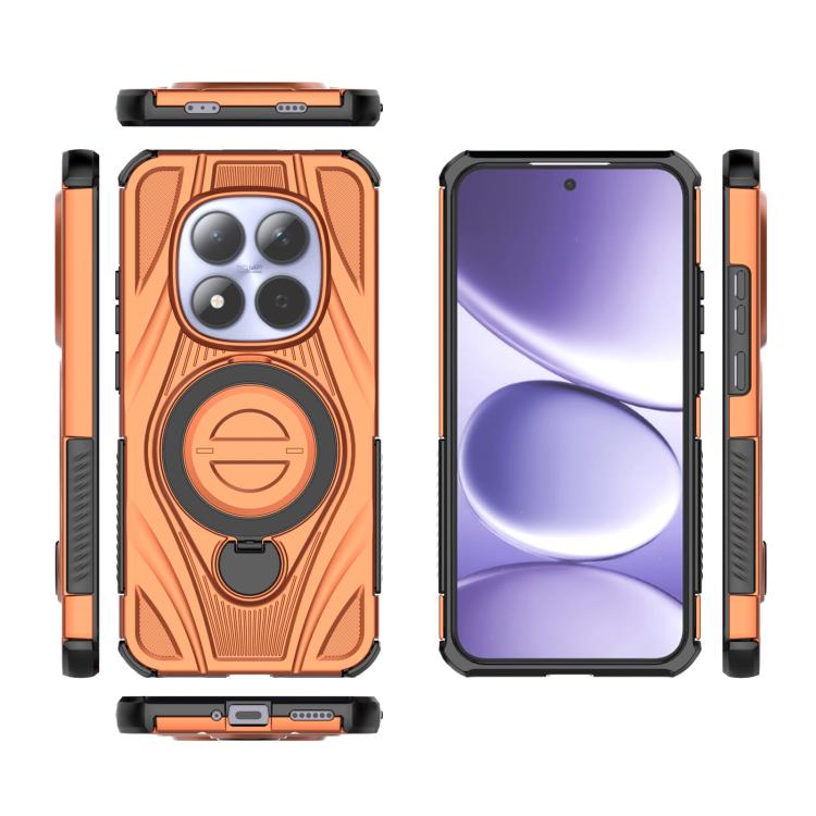 For Redmi Note 15 Pro 5G Global 163.6mm Star Ring Metallic Pivot Bracket Magnetic Phone Case