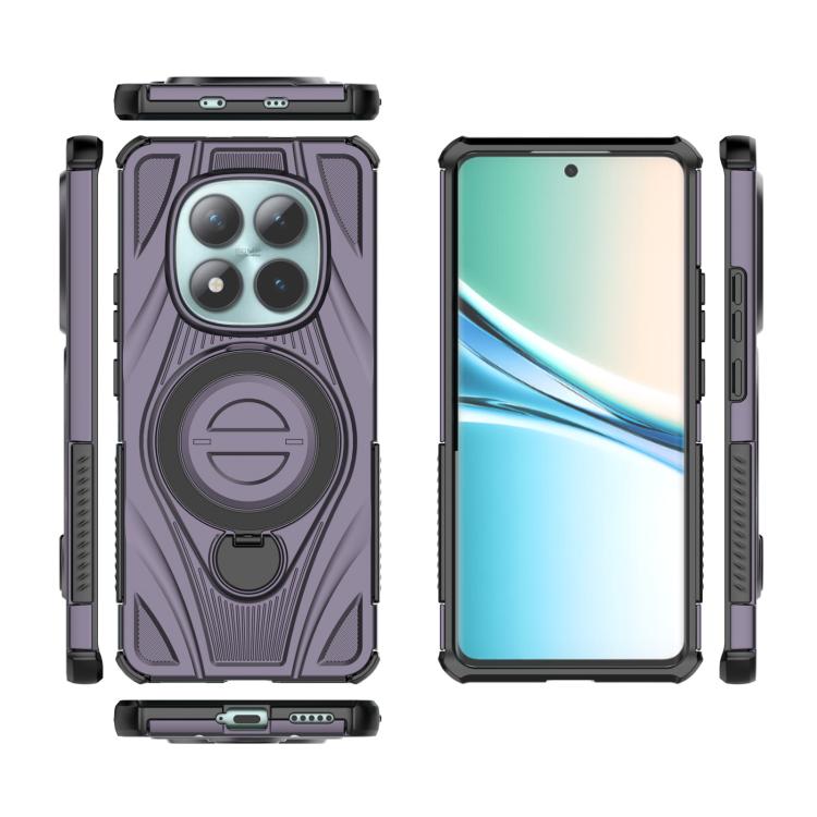 For Redmi Note 15 5G / 4G Global 164mm Star Ring Metallic Pivot Bracket Magnetic Phone Case