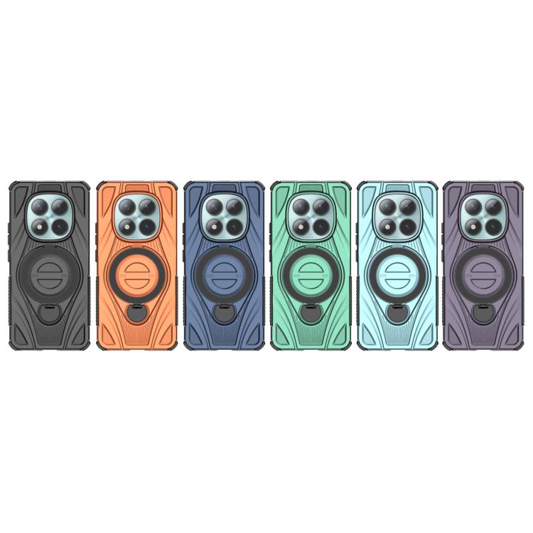 For Redmi Note 15 5G / 4G Global 164mm Star Ring Metallic Pivot Bracket Magnetic Phone Case