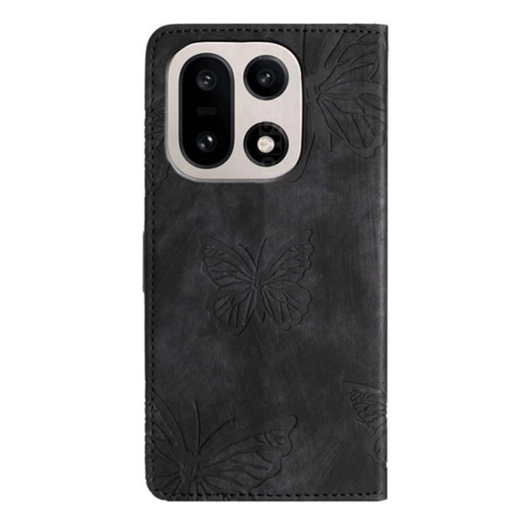 For OnePlus 15 Skin-feel Embossed Butterfly Leather Phone Case