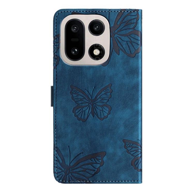 For OnePlus 15 Skin-feel Embossed Butterfly Leather Phone Case