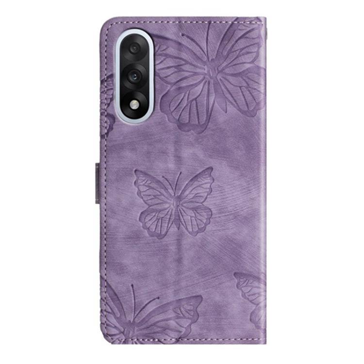 For OnePlus Nord 5 Skin-feel Embossed Butterfly Leather Phone Case
