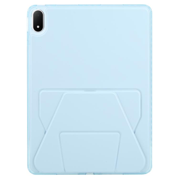 For OPPO Pad 4 Pro / OnePlus Pad 2 Pro Folding Magnetic Holder Acrylic Leather Back Tablet Case