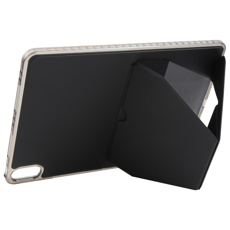 For OPPO Pad 4 Pro / OnePlus Pad 2 Pro Folding Magnetic Holder Acrylic Leather Back Tablet Case