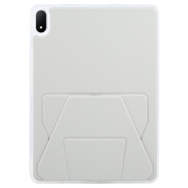 For OPPO Pad 4 Pro / OnePlus Pad 2 Pro Folding Magnetic Holder Acrylic Leather Back Tablet Case