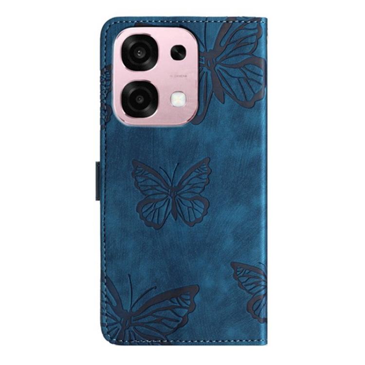 For OPPO A6 Pro 4G / 5G Global Skin-feel Embossed Butterfly Leather Phone Case