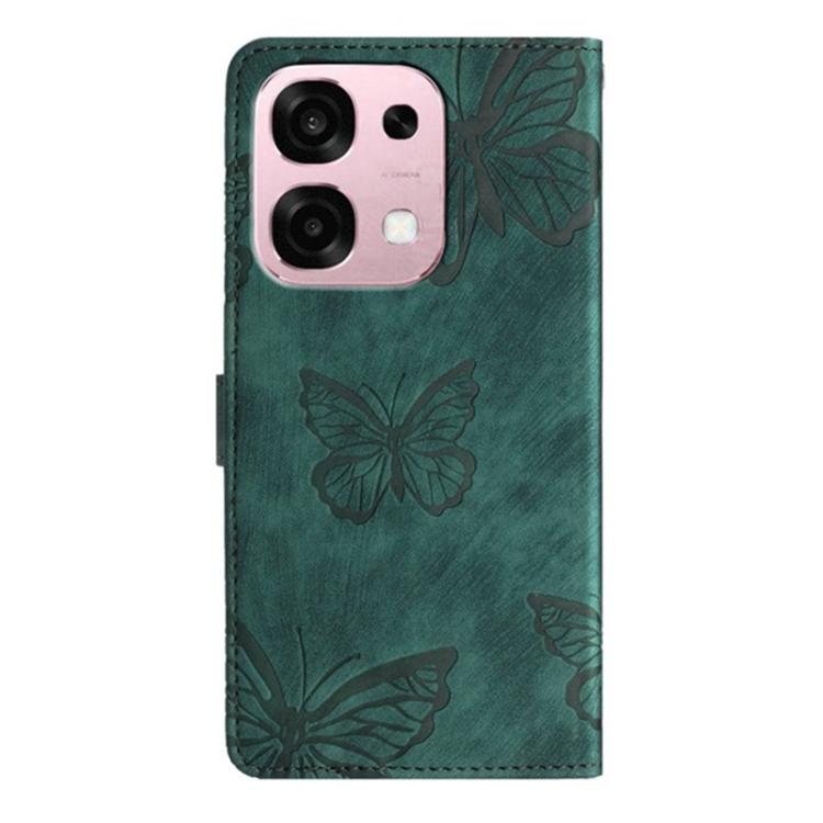 For OPPO A6 Pro 4G / 5G Global Skin-feel Embossed Butterfly Leather Phone Case