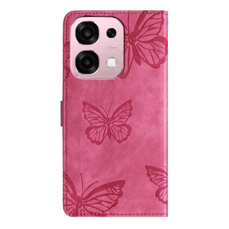 For OPPO A6 Pro 4G / 5G Global Skin-feel Embossed Butterfly Leather Phone Case
