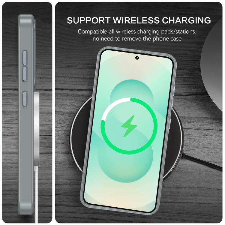 For Samsung Galaxy S25 5G XDcase Metal Lens Frame Skin Feel Magnetic Phone Case