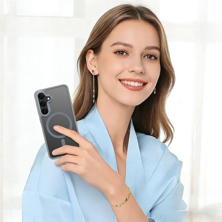 For Samsung Galaxy S25 5G XDcase Metal Lens Frame Skin Feel Magnetic Phone Case