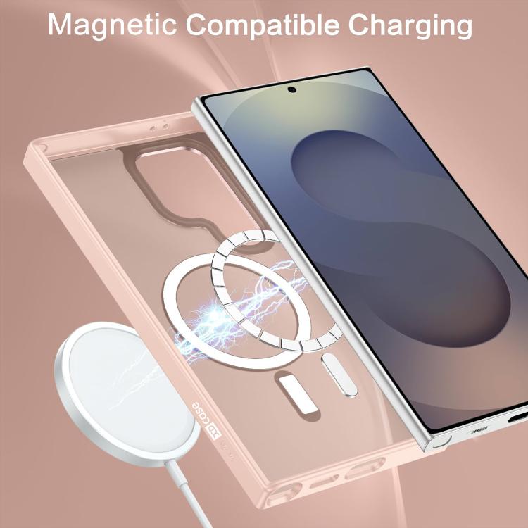 For Samsung Galaxy S25 Ultra 5G XDcase Metal Lens Frame Skin Feel Magnetic Phone Case