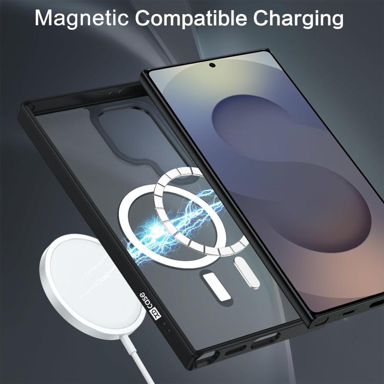 For Samsung Galaxy S25 Ultra 5G XDcase Metal Lens Frame Skin Feel Magnetic Phone Case
