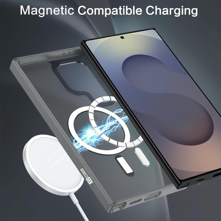 For Samsung Galaxy S25 Ultra 5G XDcase Metal Lens Frame Skin Feel Magnetic Phone Case