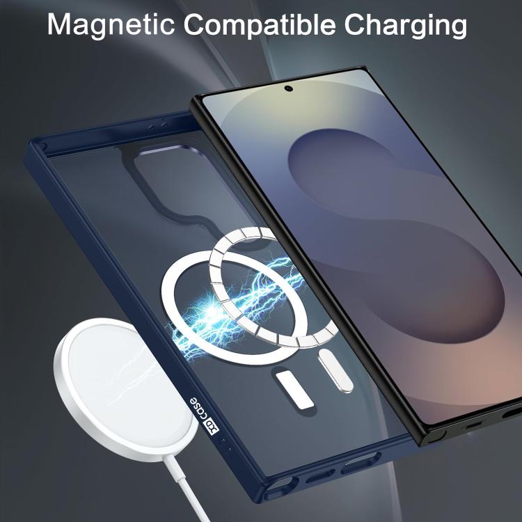 For Samsung Galaxy S25 Ultra 5G XDcase Metal Lens Frame Skin Feel Magnetic Phone Case
