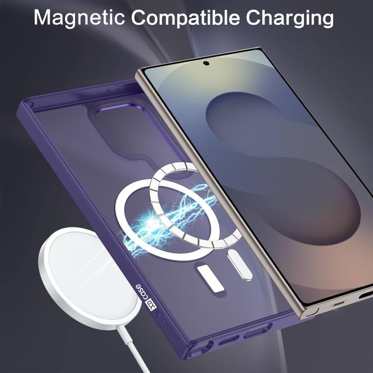For Samsung Galaxy S25 Ultra 5G XDcase Metal Lens Frame Skin Feel Magnetic Phone Case