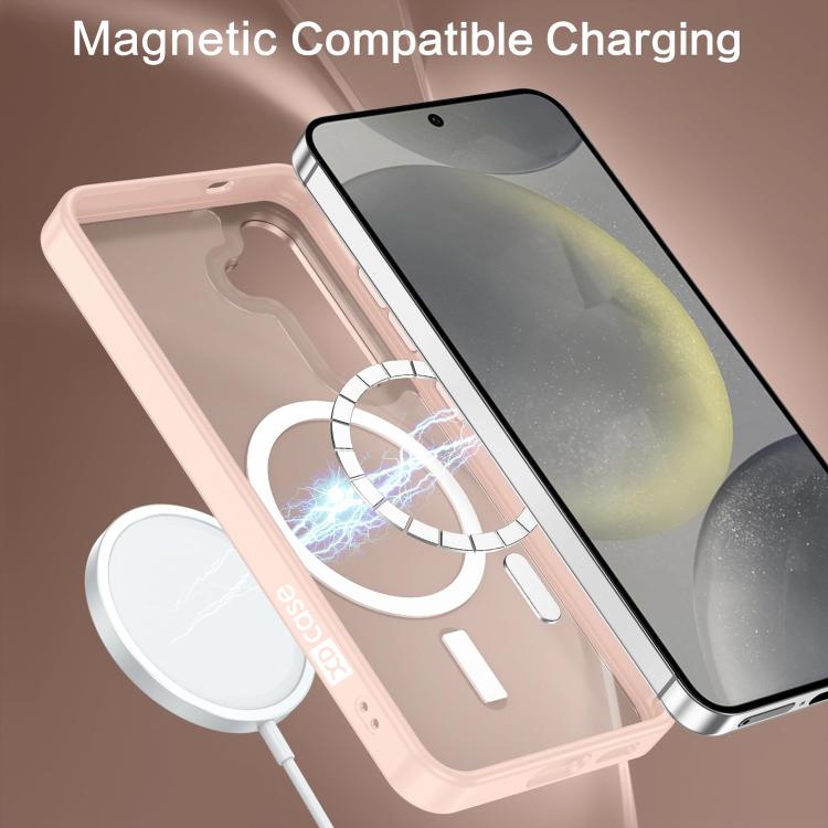 For Samsung Galaxy S24+ 5G XDcase Metal Lens Frame Skin Feel Magnetic Phone Case