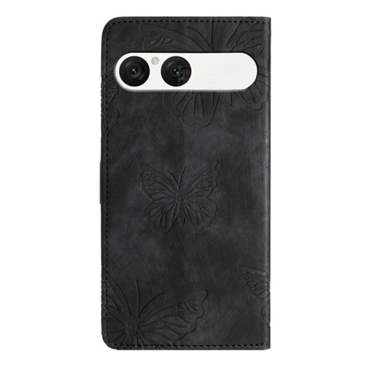 For Sony Xperia 10 VII Skin-feel Embossed Butterfly Leather Phone Case