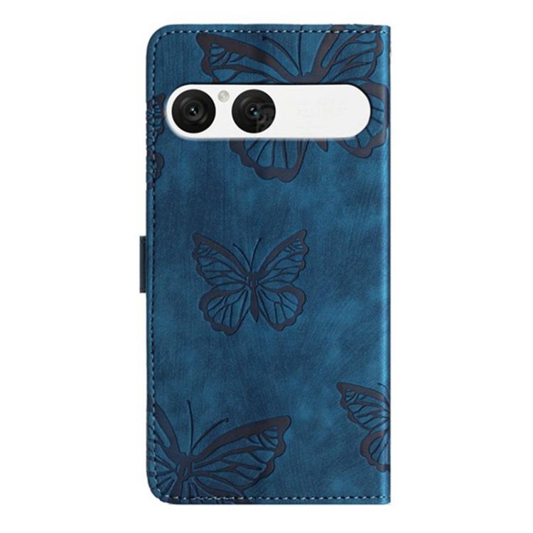 For Sony Xperia 10 VII Skin-feel Embossed Butterfly Leather Phone Case