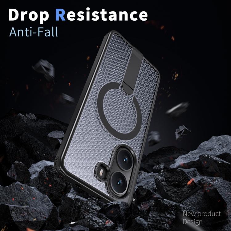 For Xiaomi Poco X7 Pro Honeycomb Cooling MagSafe Holder Phone Case