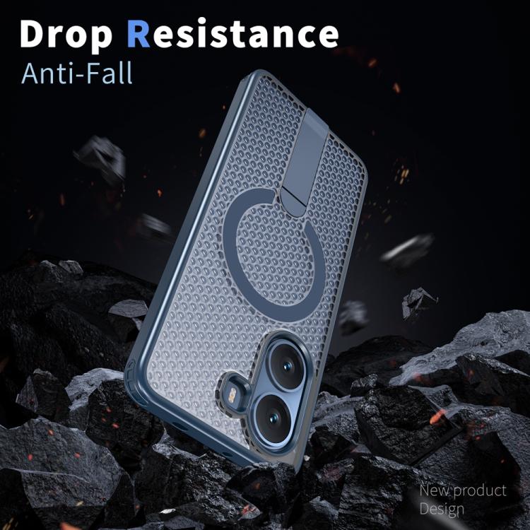 For Xiaomi Poco X7 Pro Honeycomb Cooling MagSafe Holder Phone Case