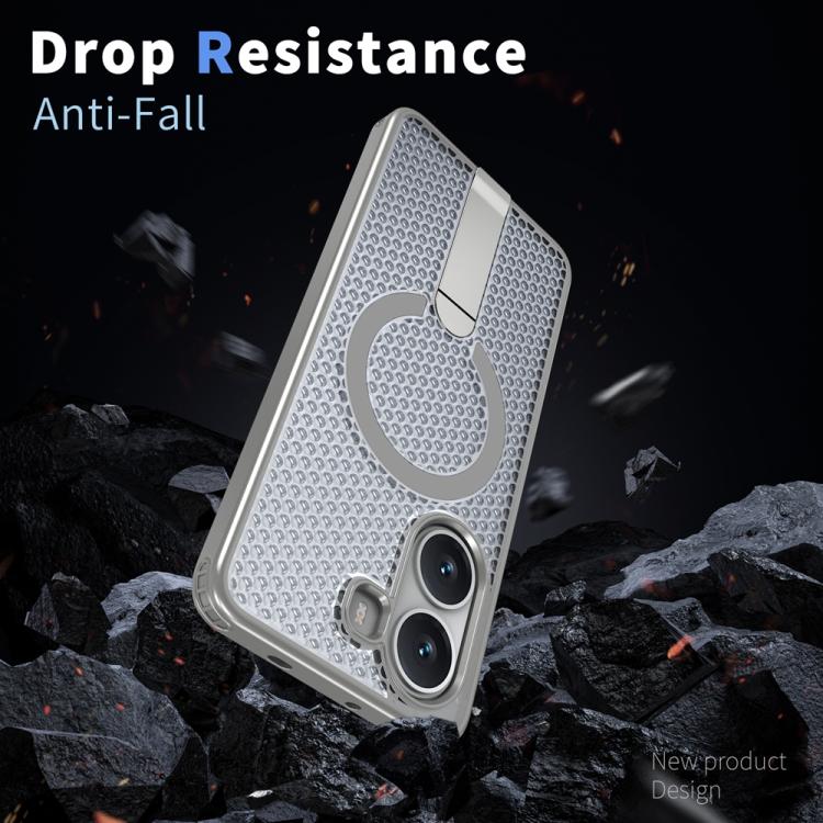 For Xiaomi Poco X7 Pro Honeycomb Cooling MagSafe Holder Phone Case