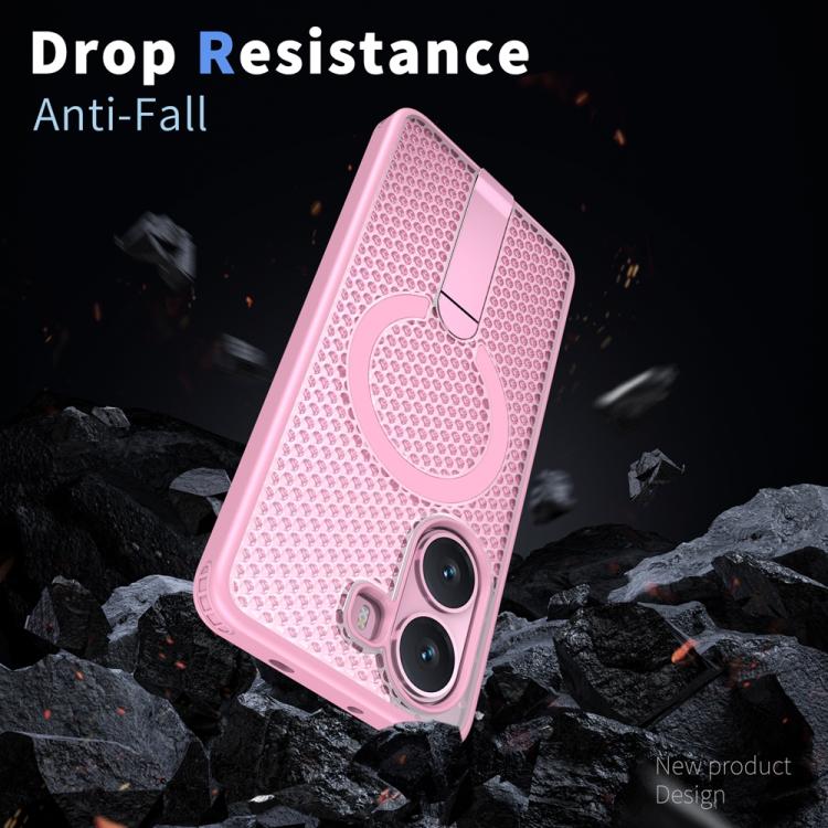 For Xiaomi Poco X7 Pro Honeycomb Cooling MagSafe Holder Phone Case