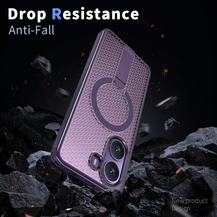 For Xiaomi Poco X7 Pro Honeycomb Cooling MagSafe Holder Phone Case