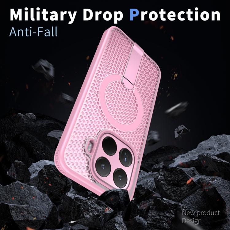 For Xiaomi 15T Pro 5G Honeycomb Cooling MagSafe Holder Phone Case