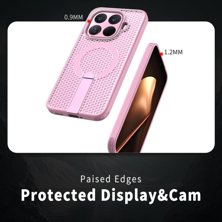 For Xiaomi 15T Pro 5G Honeycomb Cooling MagSafe Holder Phone Case