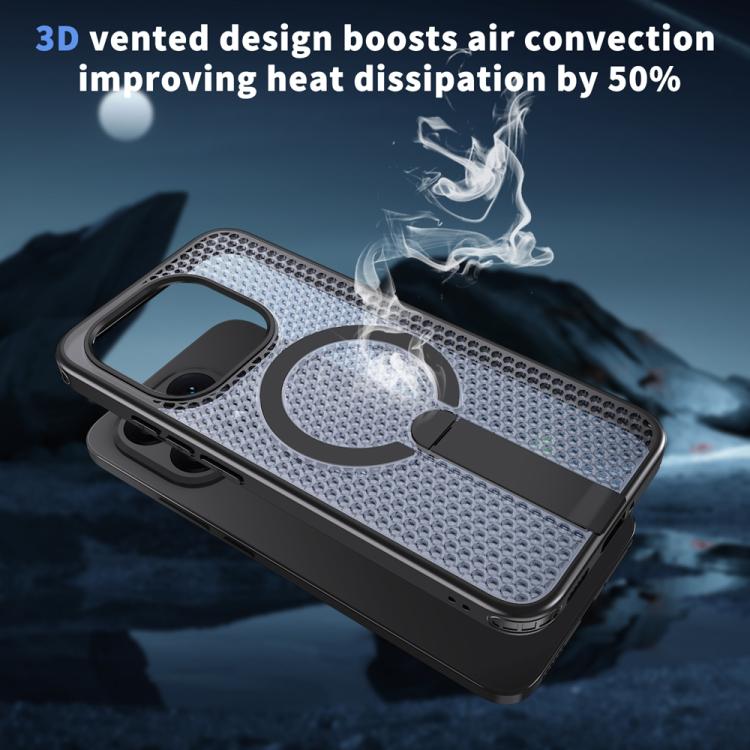 For Xiaomi 15T 5G Honeycomb Cooling MagSafe Holder Phone Case