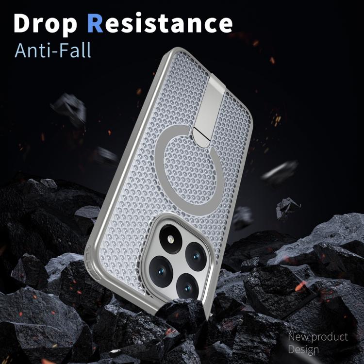 For Xiaomi 15T 5G Honeycomb Cooling MagSafe Holder Phone Case