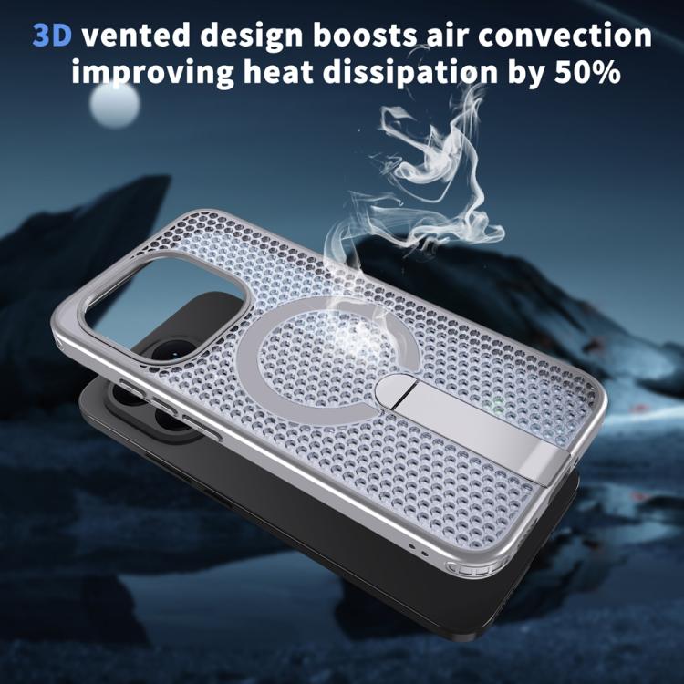 For Xiaomi 15T 5G Honeycomb Cooling MagSafe Holder Phone Case