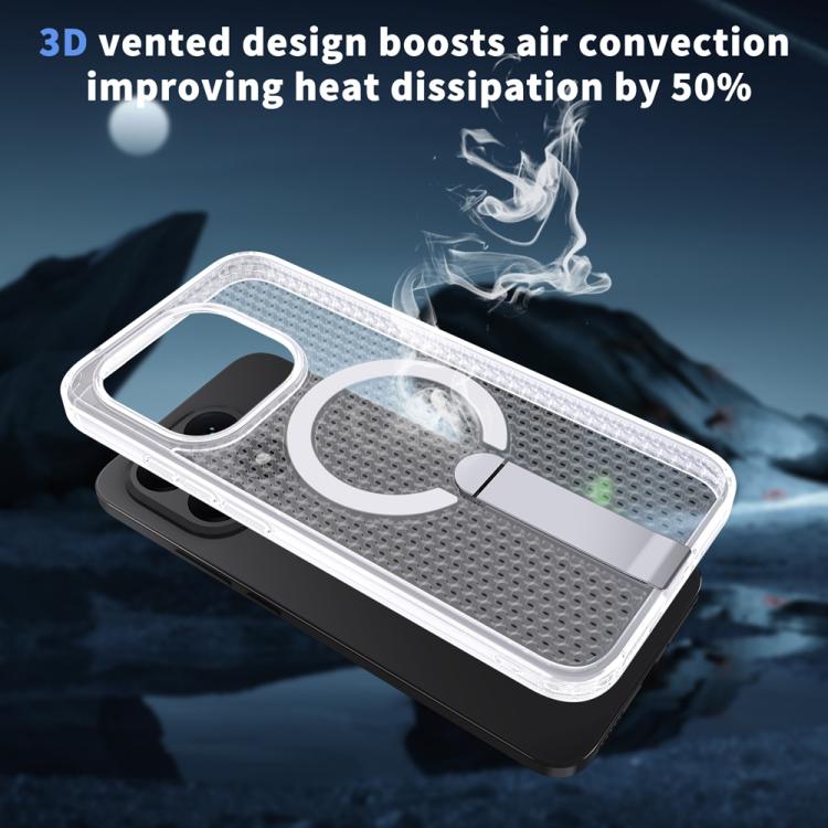For Xiaomi 15T 5G Honeycomb Cooling MagSafe Holder Phone Case