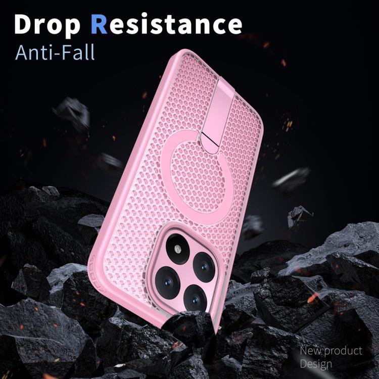 For Xiaomi 15T 5G Honeycomb Cooling MagSafe Holder Phone Case